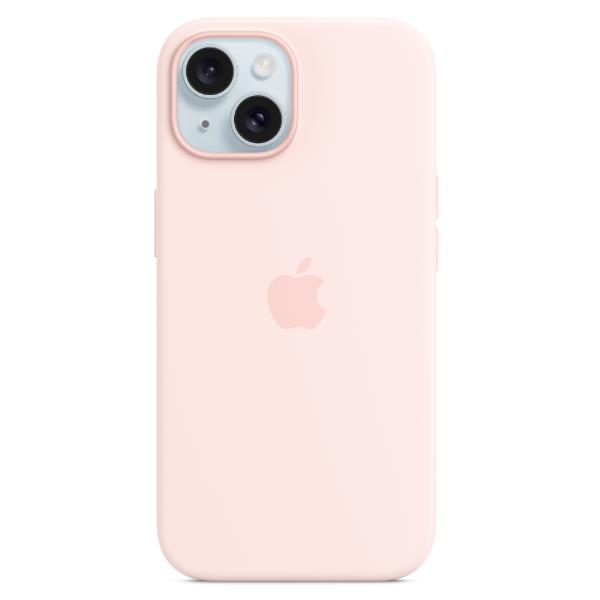 Apple Custodia MagSafe in silicone per iPhone 15 - Rosa confetto